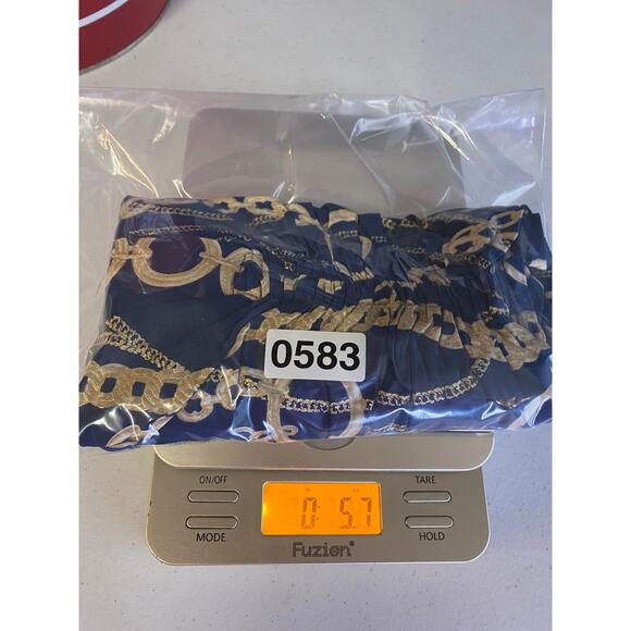 Cache Top Chain Link Equestrian Stretch Knit Gathered Preppy Y2K Vintage Medium - Picture 13 of 13